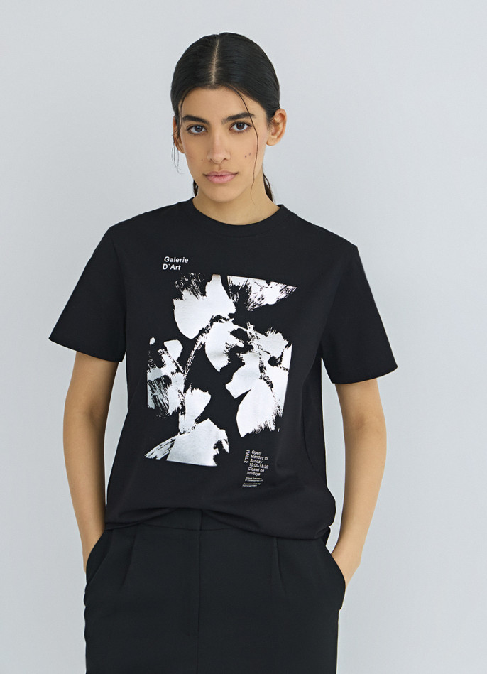 Футболка с принтом