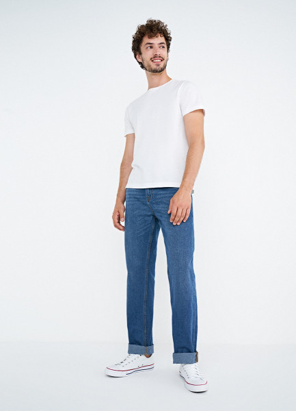 Базовые прямые джинсы, Синий O`Stin MPD101-D4