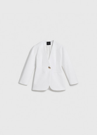 Однобортный приталенный жакет