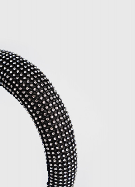 Ободок со стразами 32045970299 Черный, размер Б, р, фото 4