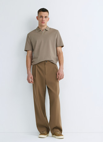 Поло из шелковистого пике