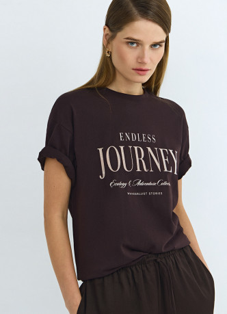 Футболка с принтом