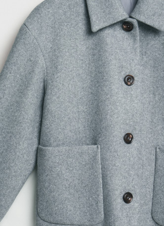 Куртка из пальтовой ткани