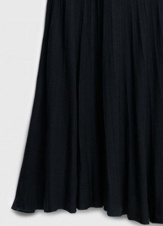 Вязаное платье с драпировкой