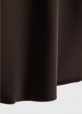 Сатиновая юбка А-силуэта