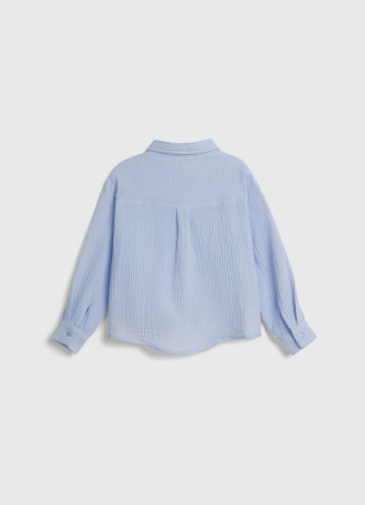 Рубашка из муслина для девочек