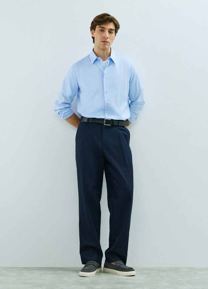 Чиносы изо льна