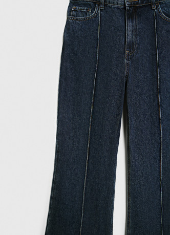 Джинсы клёш с высокой посадкой