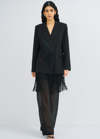 Полупрозрачные брюки из органзы