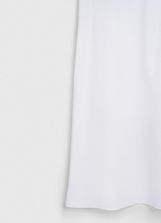 Юбка макси А-силуэта с эластичным поясом