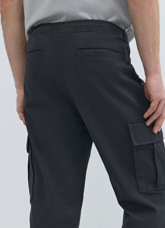 Джоггеры из твила с карго-карманами