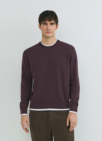 Джемпер с имитацией футболки