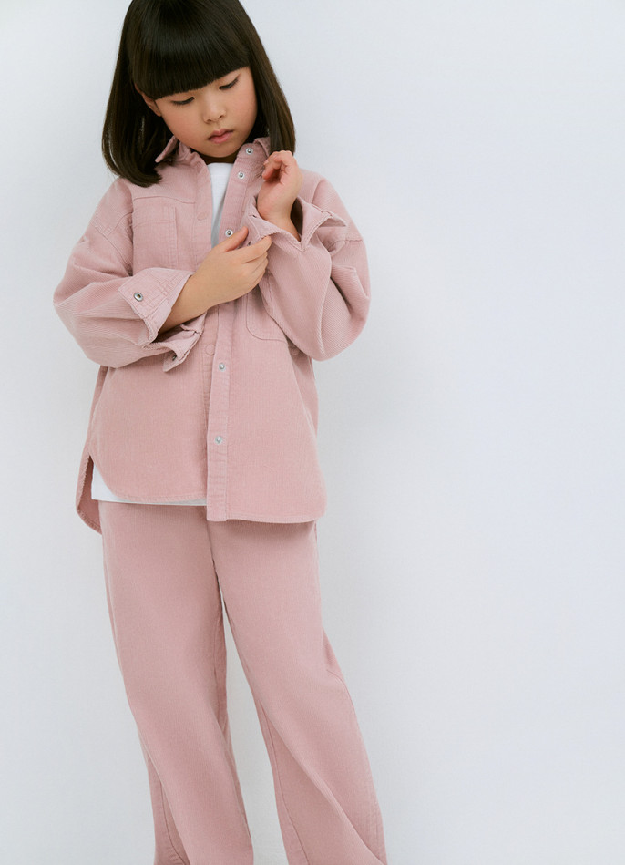 Вельветовые брюки для девочек