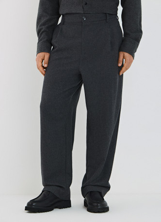 Широкие брюки из смесовой шерсти