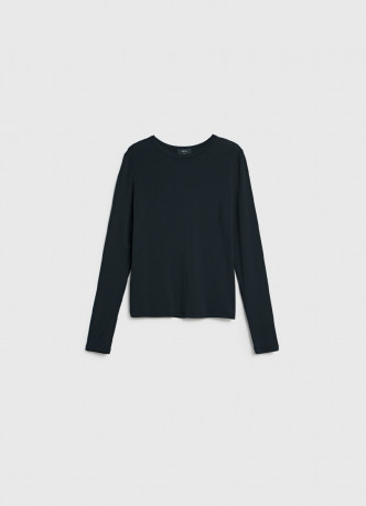 Лонгслив с содержанием модала и шёлка