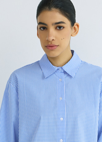 Рубашка в клетку виши