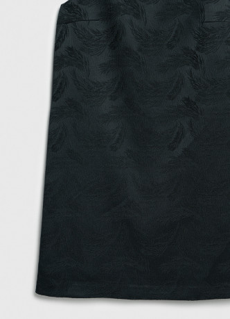 Платье мини из жаккарда