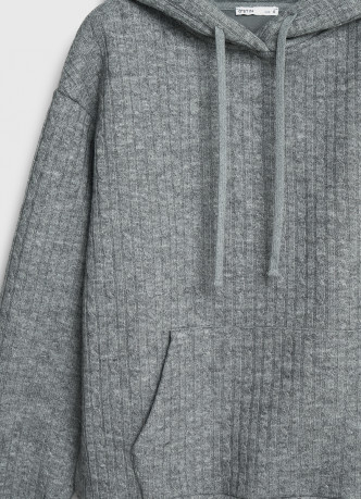 Худи с фактурными косами