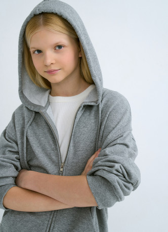 Толстовка на молнии для девочек
