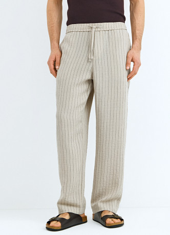 Широкие брюки из смесовой вискозы