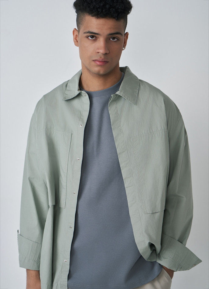 Рубашка из поплина