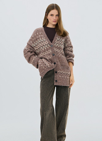 Утеплённые широкие джинсы