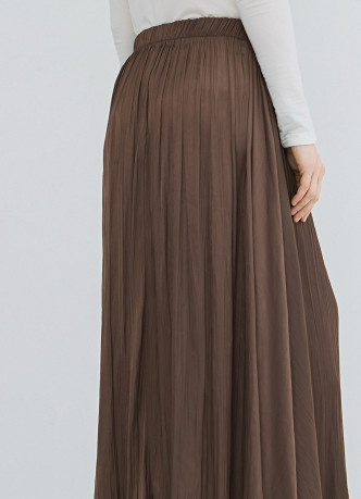 Юбка из ткани с жатым эффектом