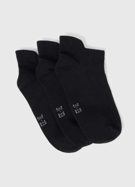 Носки для мальчиков, 3 пары, Черный