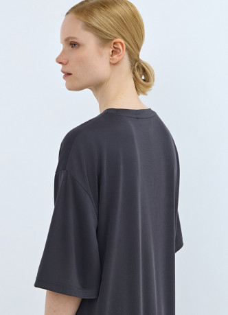 Платье-футболка из вискозы