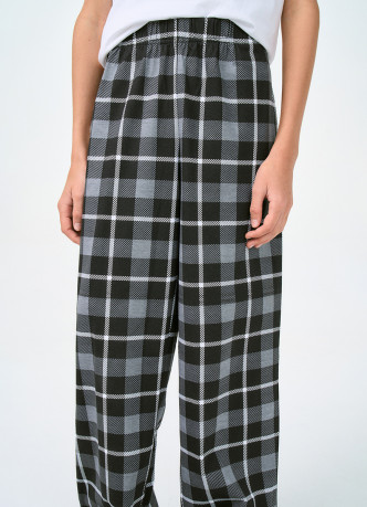 Брюки пижамные в клетку для мальчиков