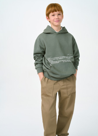 Брюки с эластичным поясом для мальчиков