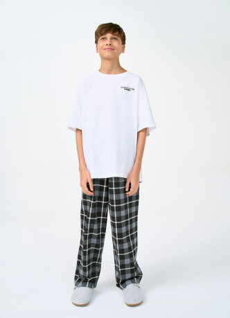 Футболка пижамная с принтом для мальчиков