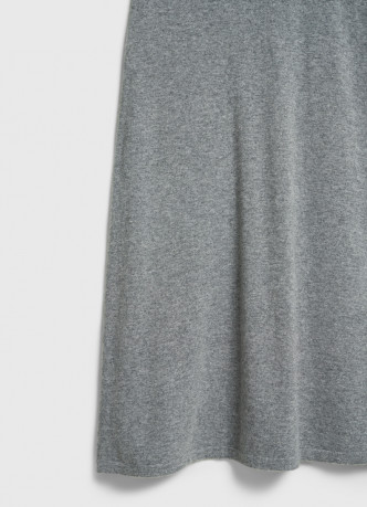 Вязаная юбка-трапеция