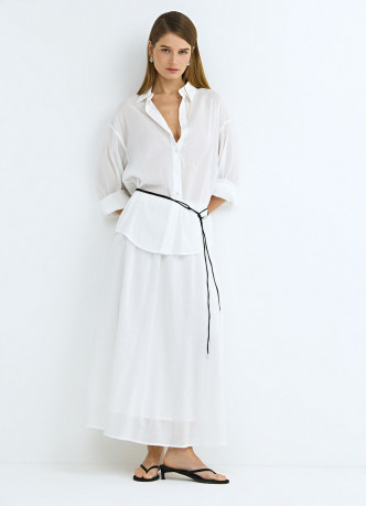 Полупрозрачная блузка