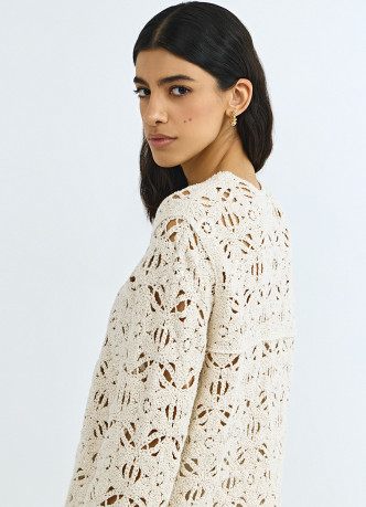 Кардиган кроше