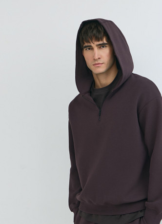 Толстовка с капюшоном на молнии