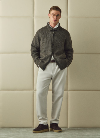 Кардиган с содержанием шерсти