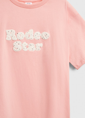 Футболка с аппликацией для девочек