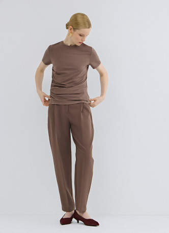 Футболка с драпировкой