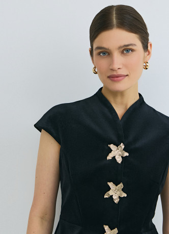 Бархатный жилет