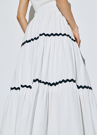 Юбка с ярусами