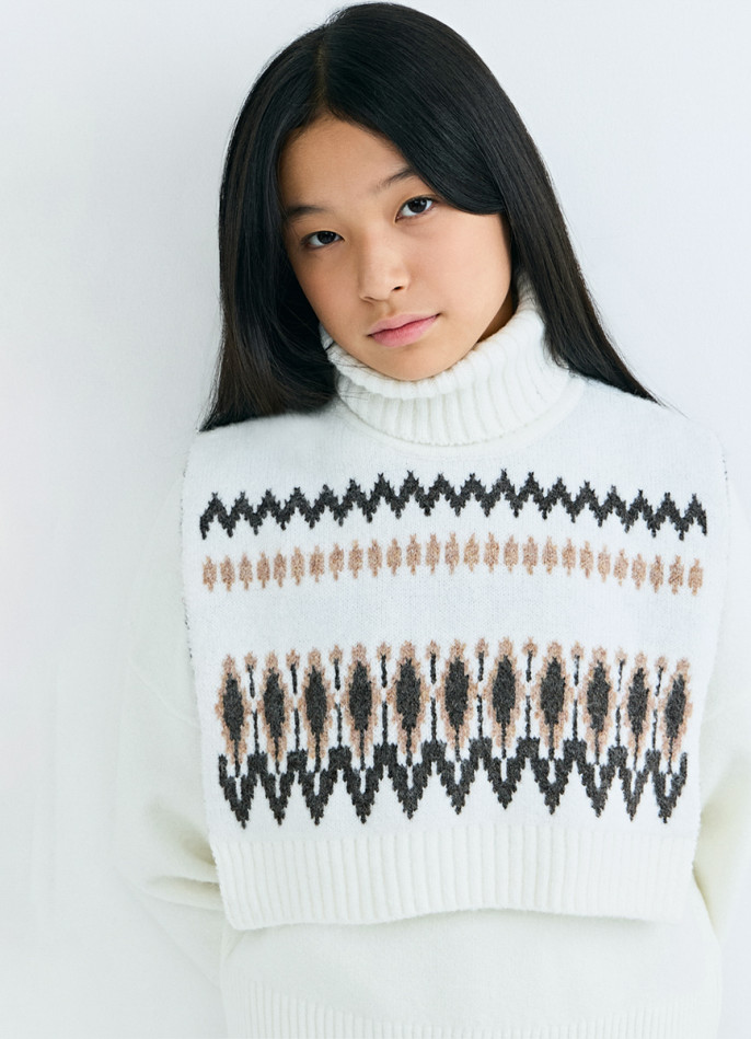 Шарф-манишка для девочек