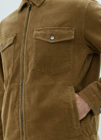 Куртка-рубашка из вельвета