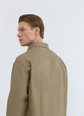 Рубашка из твила с карманом