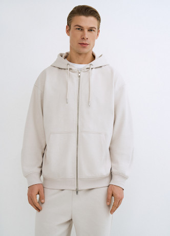 Толстовка на молнии с капюшоном