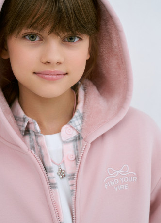Толстовка на молнии для девочек