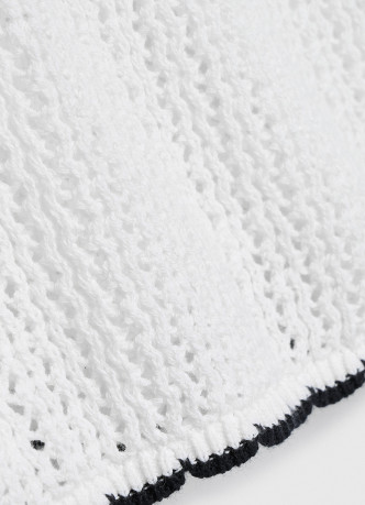 Шорты ажурной вязки