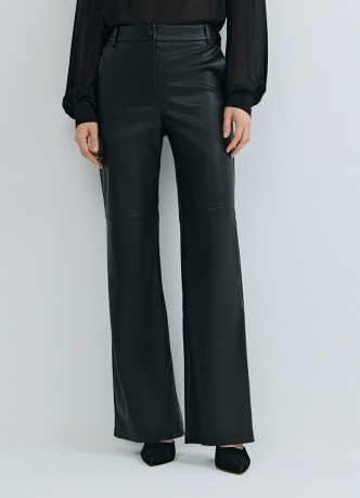 Брюки из искусственной кожи