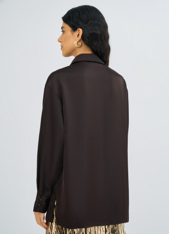 Сатиновая блузка