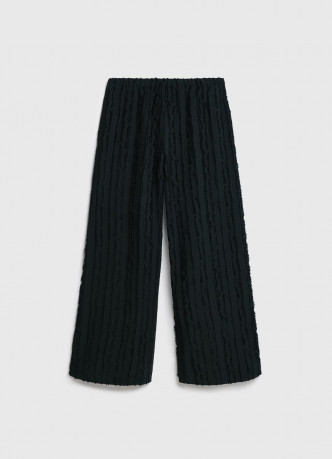 Широкие брюки на эластичном поясе